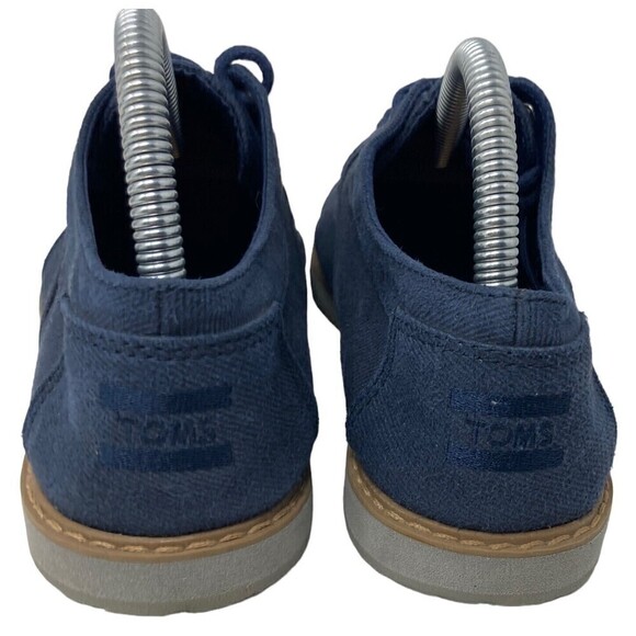 TOMS Brogue Slip On Blue Casual Shoes 10010669 Size 6 US 38 EU Womens - Picture 5 of 10